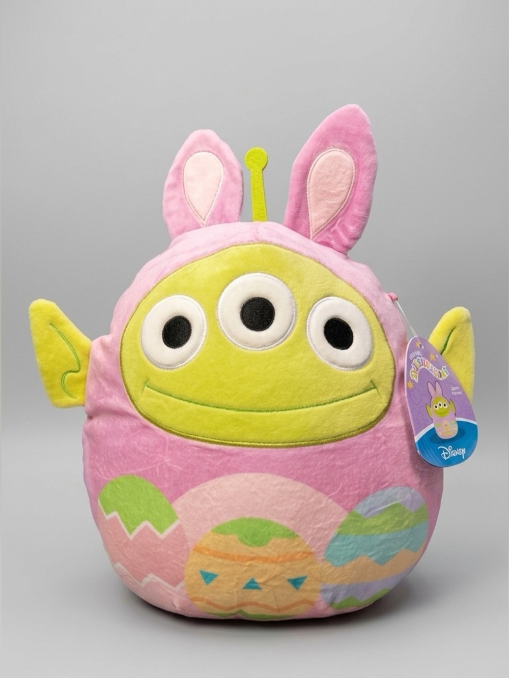 Disney Pixar Toy Story Alien Easter Bunny Suit Squishmallow Plush Pink Green NWT